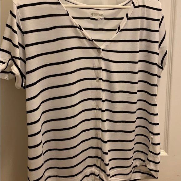 Striped button down Element top - Picture 4 of 4